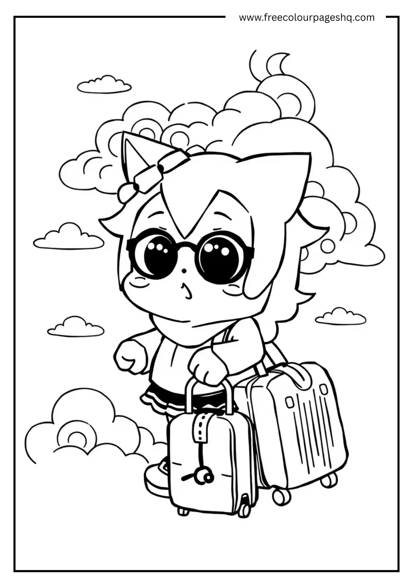 Traveling Kuromi Traveling Kuromi
