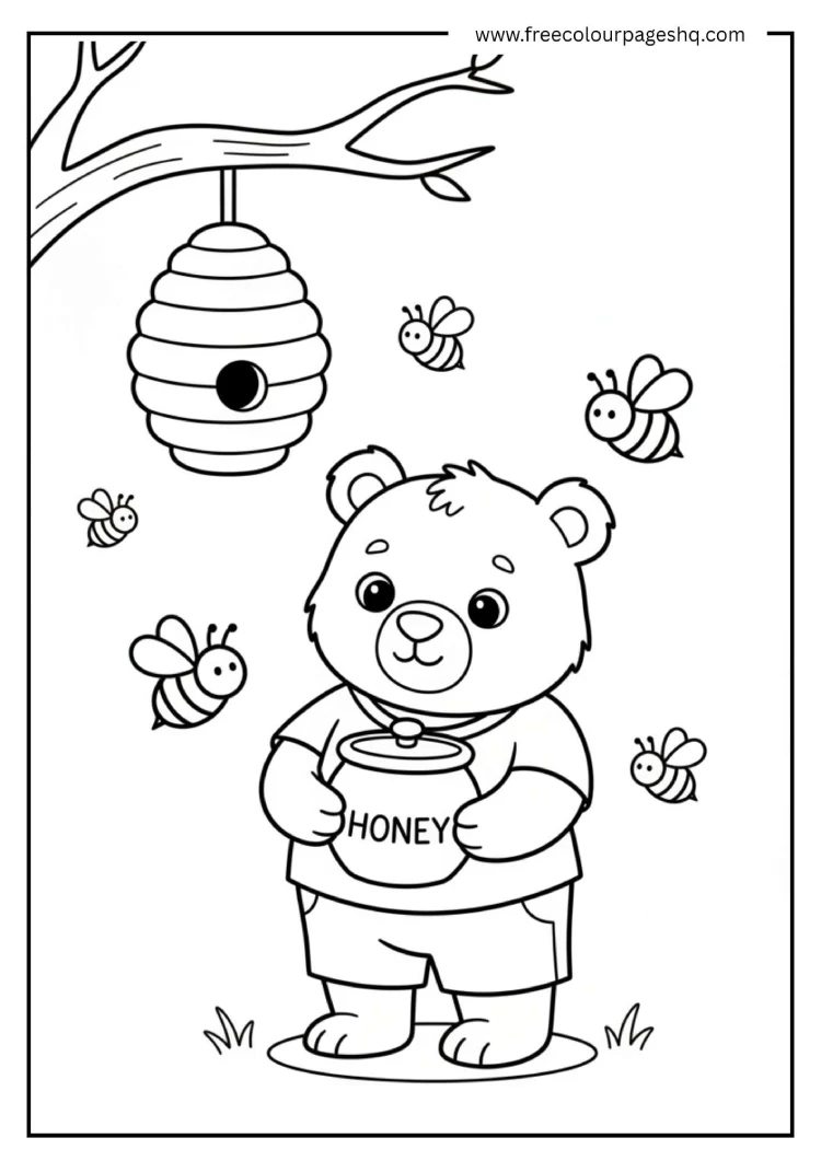 Bear Cub and Honey