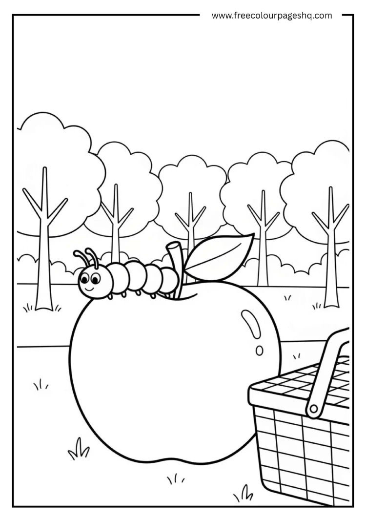 Caterpillar and Apple