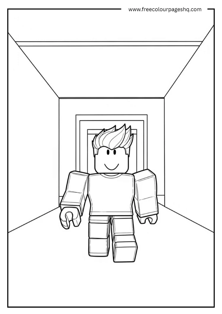 Roblox Doors Coloring Pages