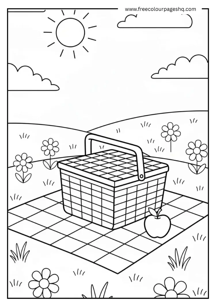 Spring Picnic Basket