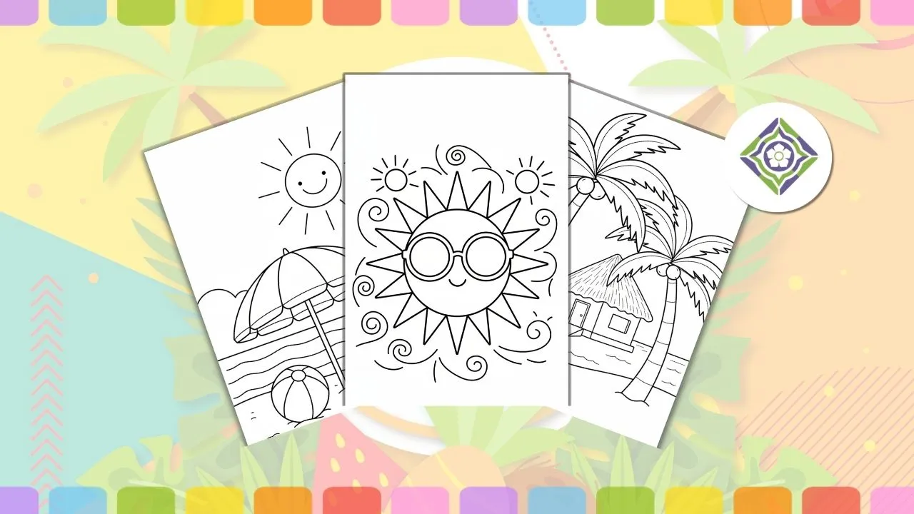 Summer Coloring Pages