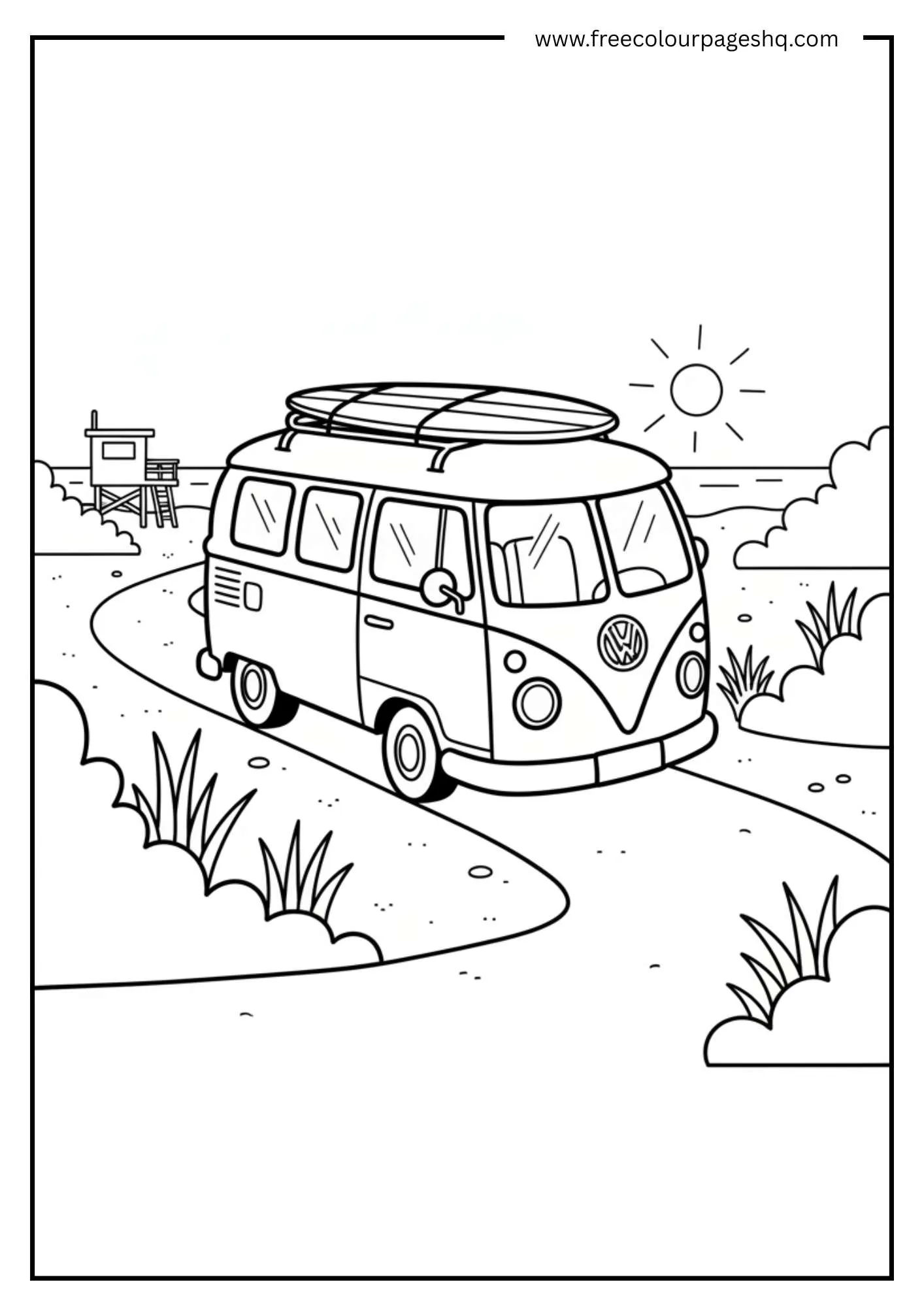The Beach VW Bus