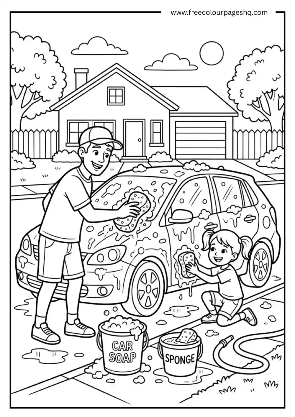 Car Wash with dad Car Wash with dad