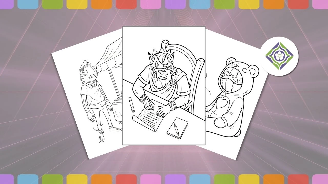 Fortnite Coloring Pages