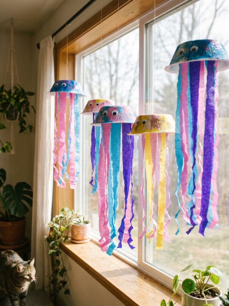 Jellyfish from Paper Bowls
