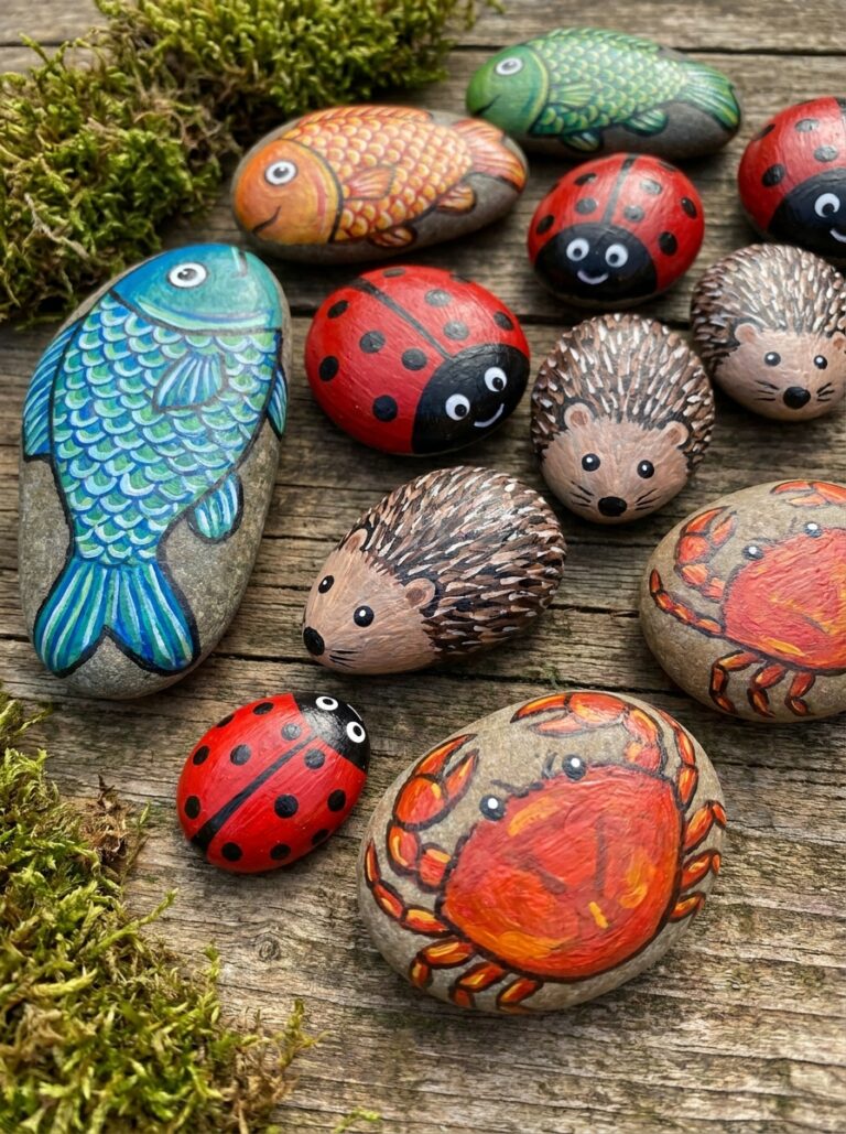 Painted Rock Animals