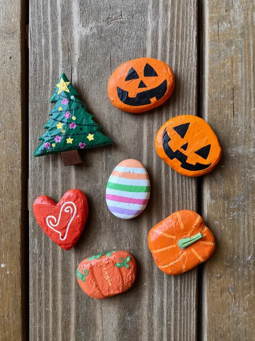 Seasonal and Holiday Rock Painting Ideas