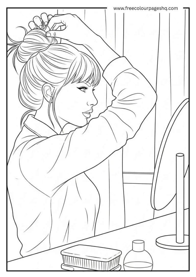 Styling Before Show Coloring Sheet Styling Before Show Coloring Sheet