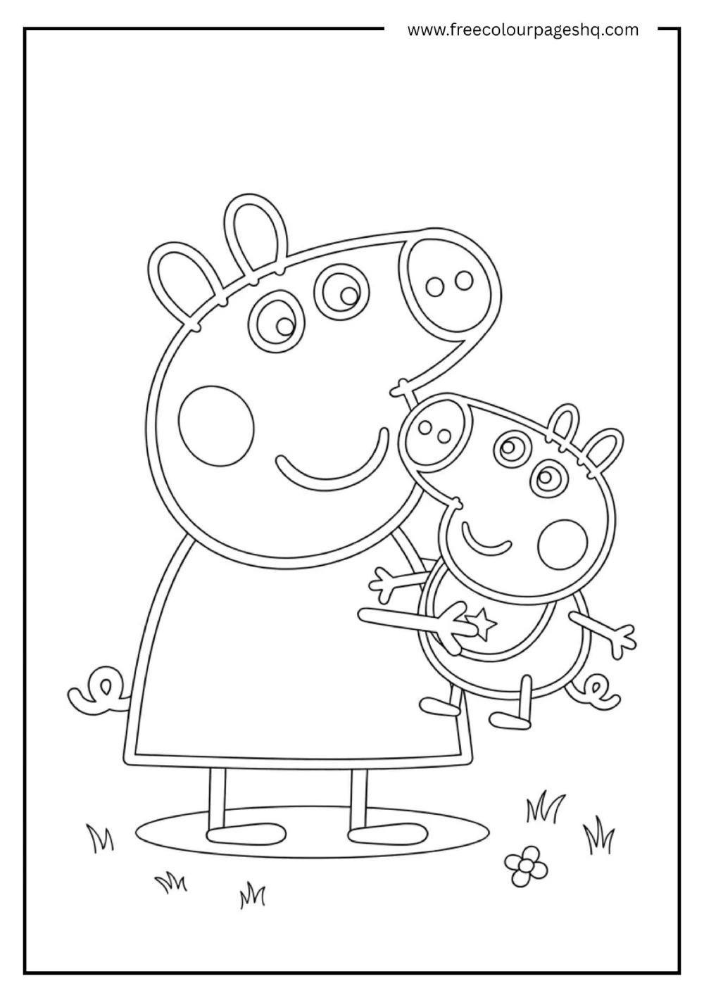 peppa-pig-baby-alexander-coloring-page