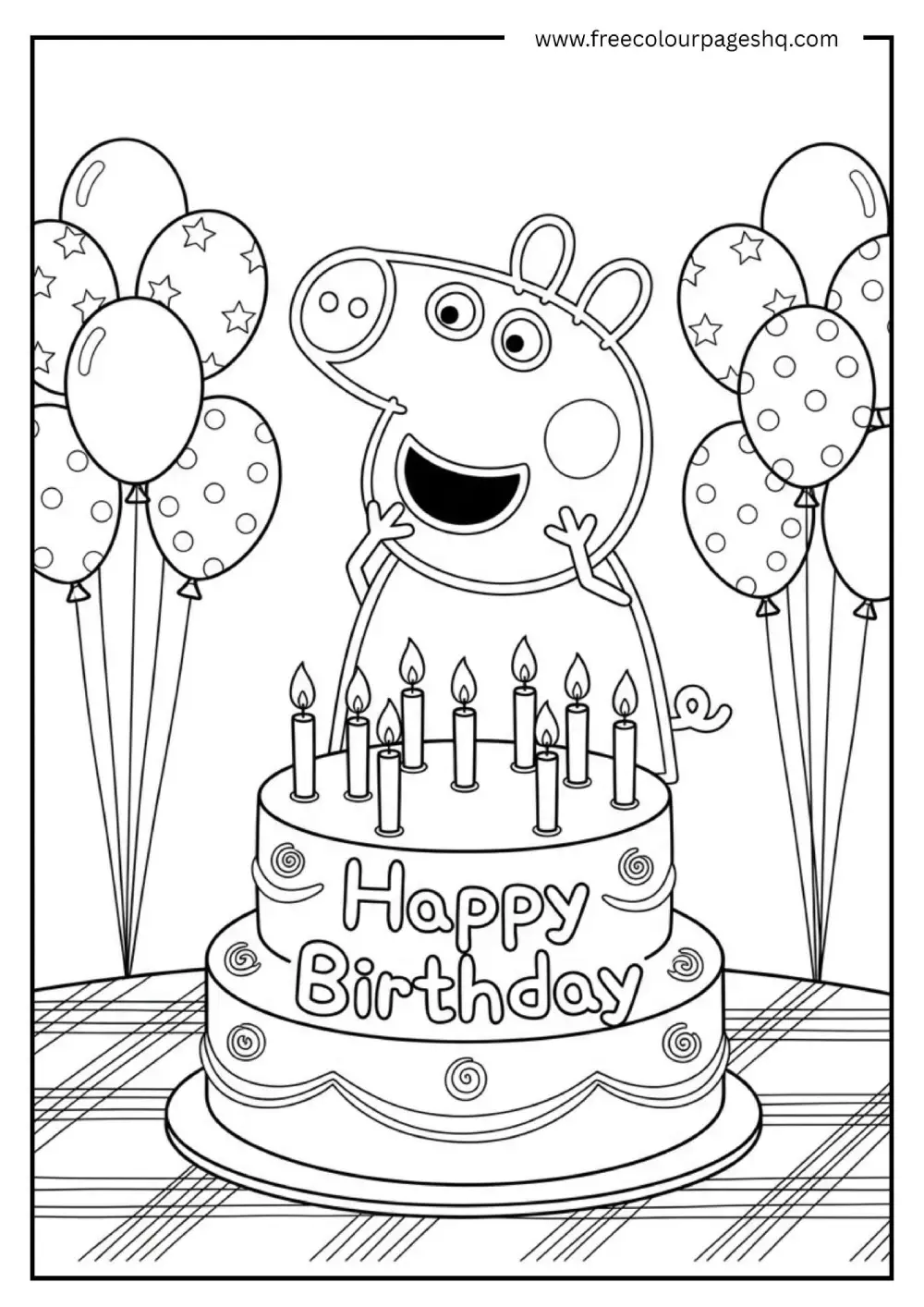 peppa-pig-birthday-cake-coloring-page