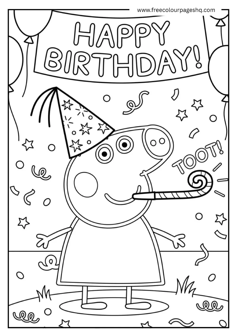 peppa-pig-new-year-party-coloring-page