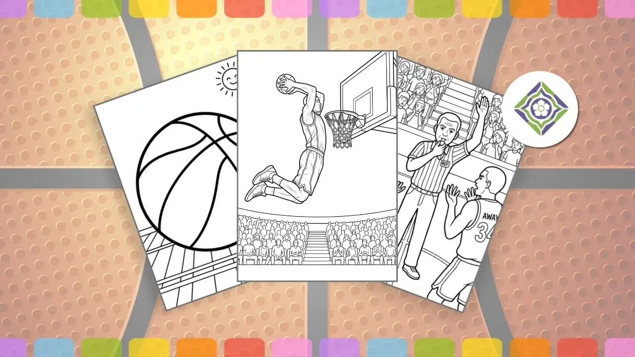 Basketball Coloring Pages