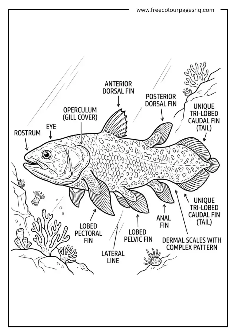 Coelacanth Ancient Fish