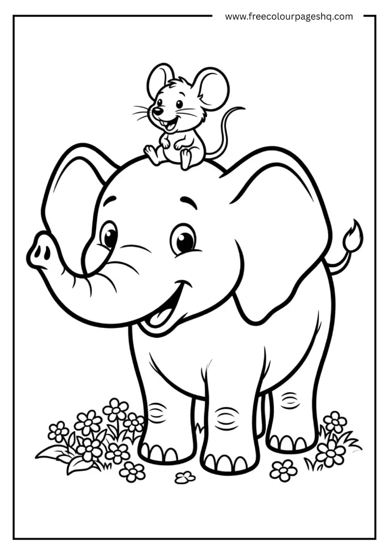 Elephant and Mouse Friends