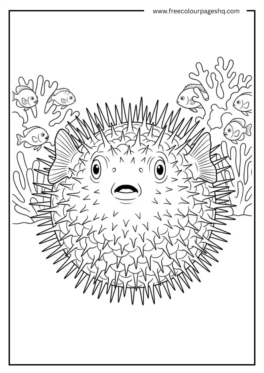 Puffer Fish Fully Inflated