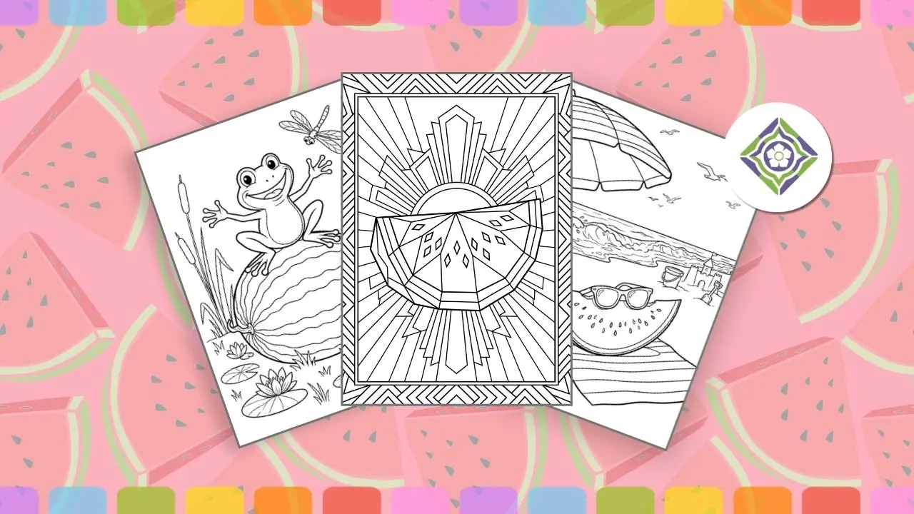 Watermelon Coloring Pages