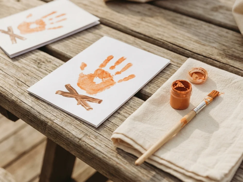 camping crafts for toddlers handprint campfire