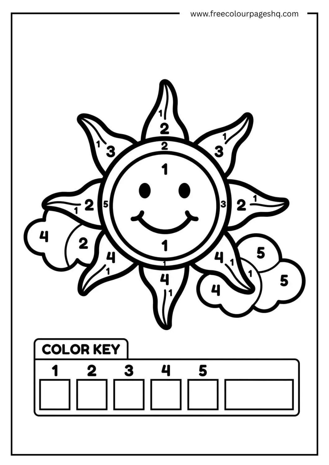 kindergarten color by number printable free kindergarten color by number printable free