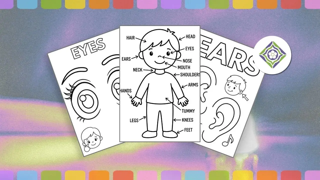 Body Parts Coloring Pages