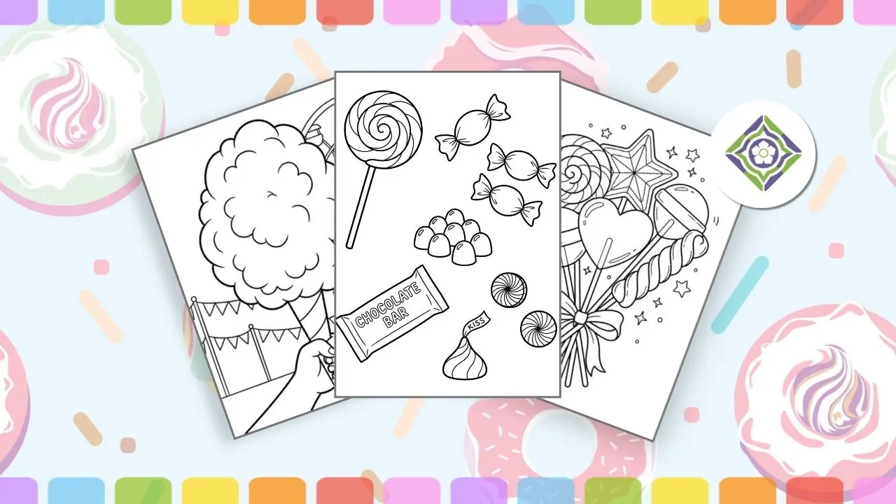 Candy Coloring Pages