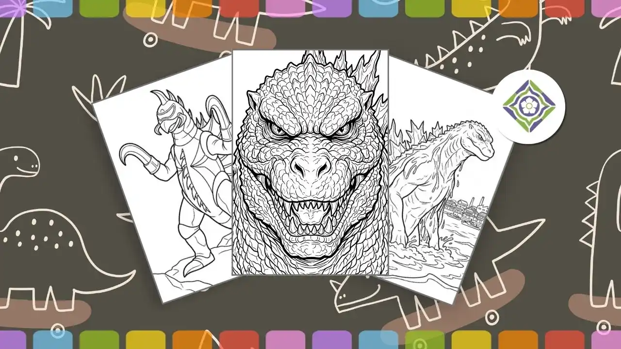 Godzilla Coloring Pages