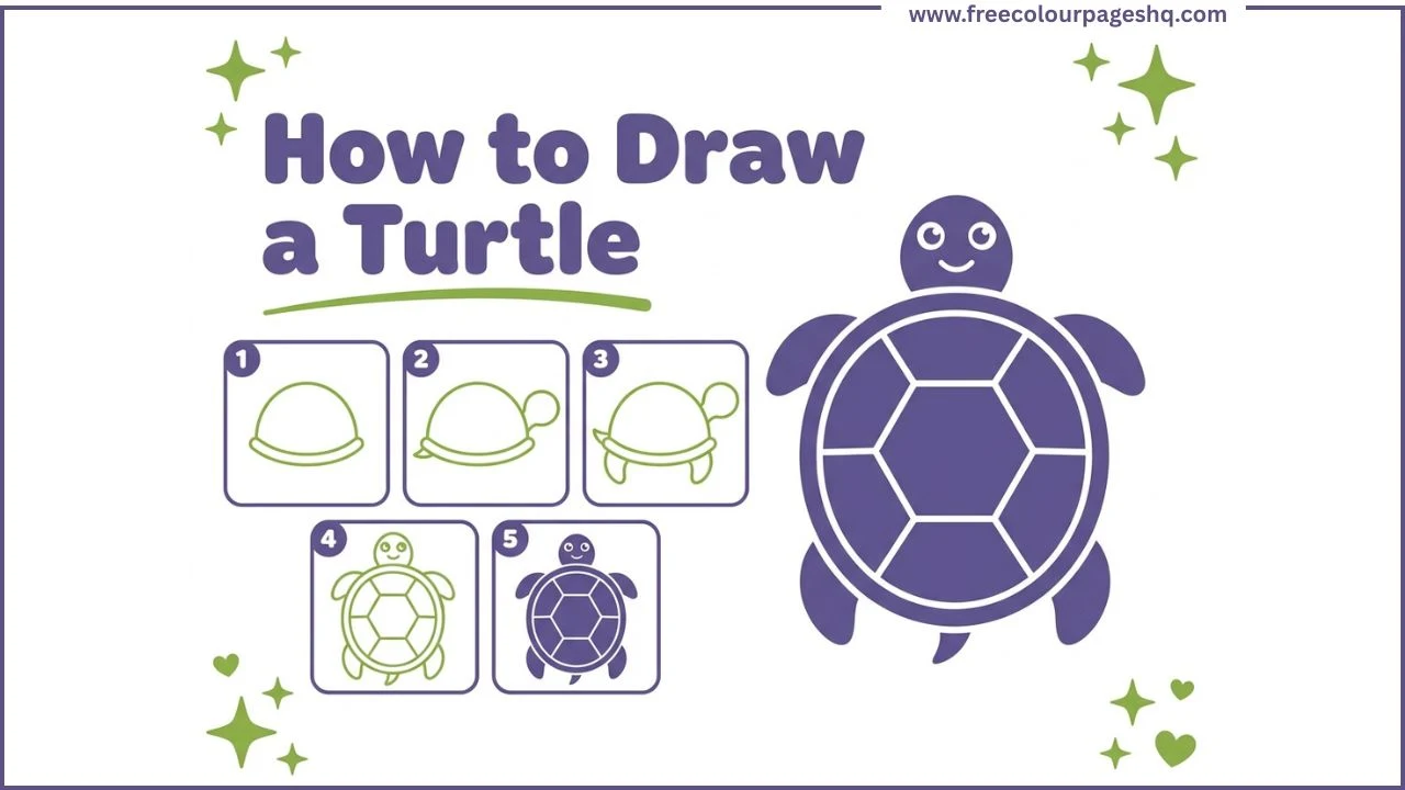 How to draw a turtle
