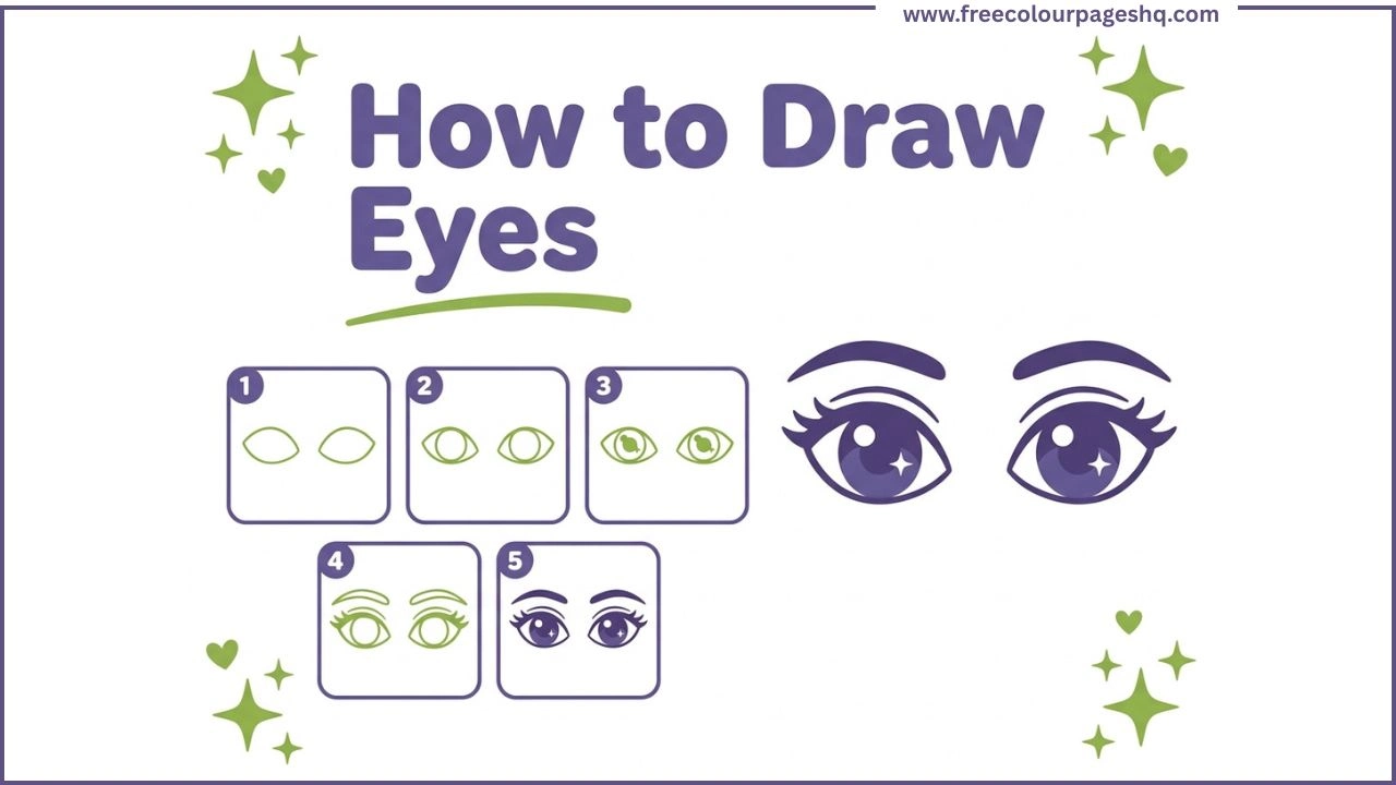 How to Draw Eyes Easy
