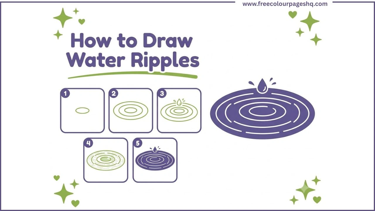 How to Draw Water Ripples