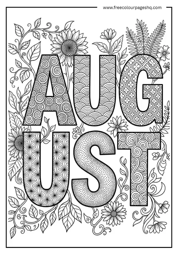 august coloring pages adult zentangle summer august coloring pages adult zentangle summer