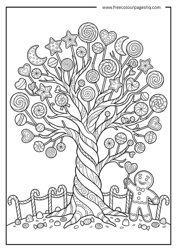 candy coloring pages for kids lollipop tree candy coloring pages for kids lollipop tree