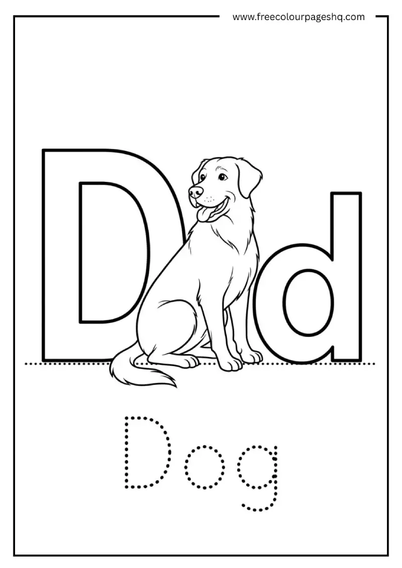 coloring pages with the letter d uppercase lowercase coloring pages with the letter d uppercase lowercase