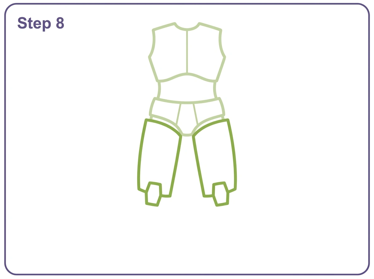 how to draw optimus prime step 8 thighs knees