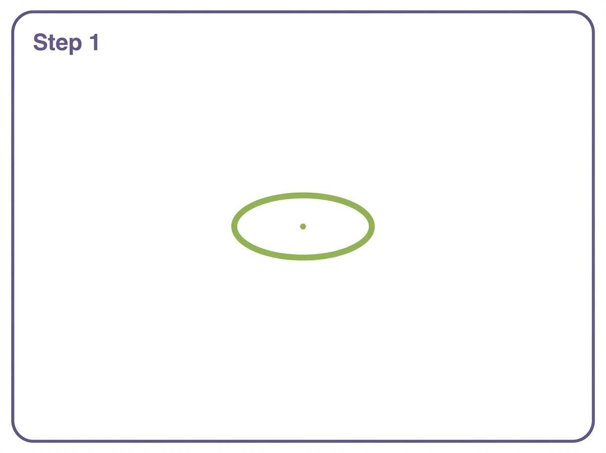 how to draw water ripples step 1 first ring