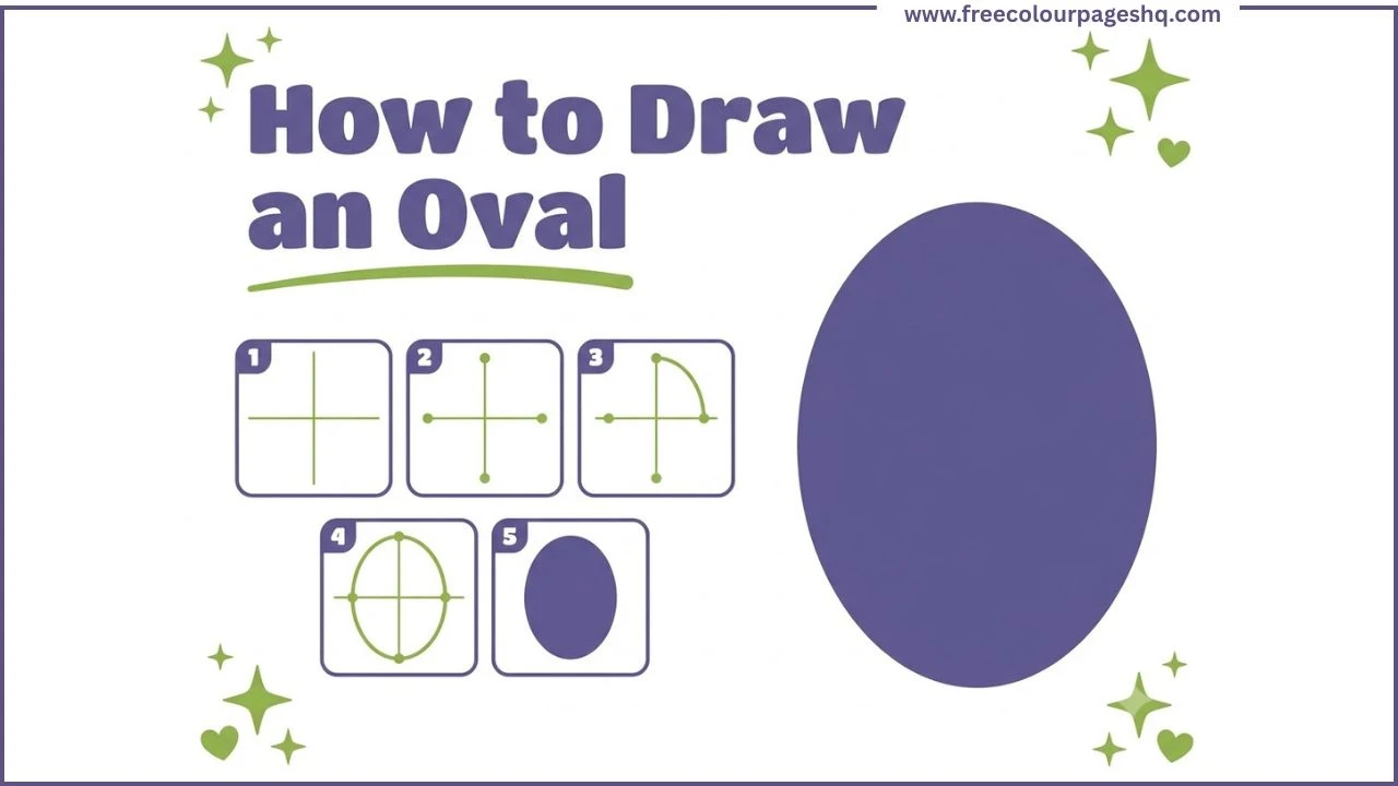 How to draw an oval