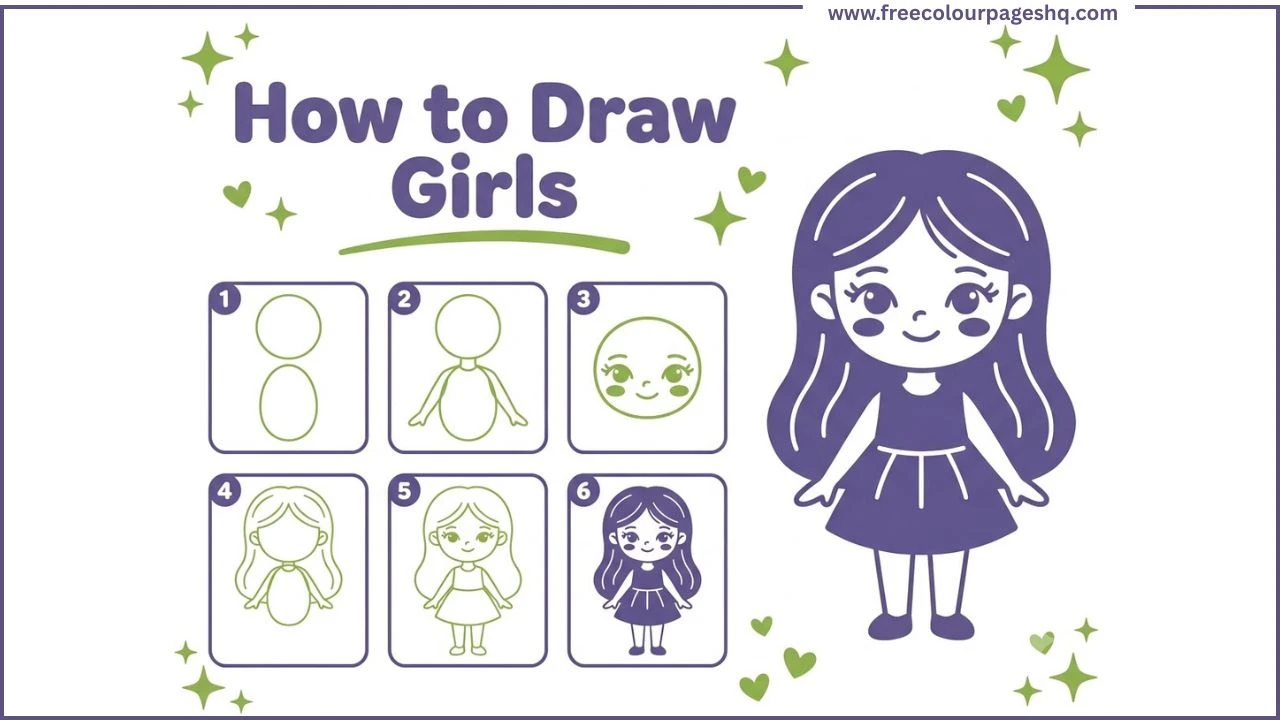 How to draw girls