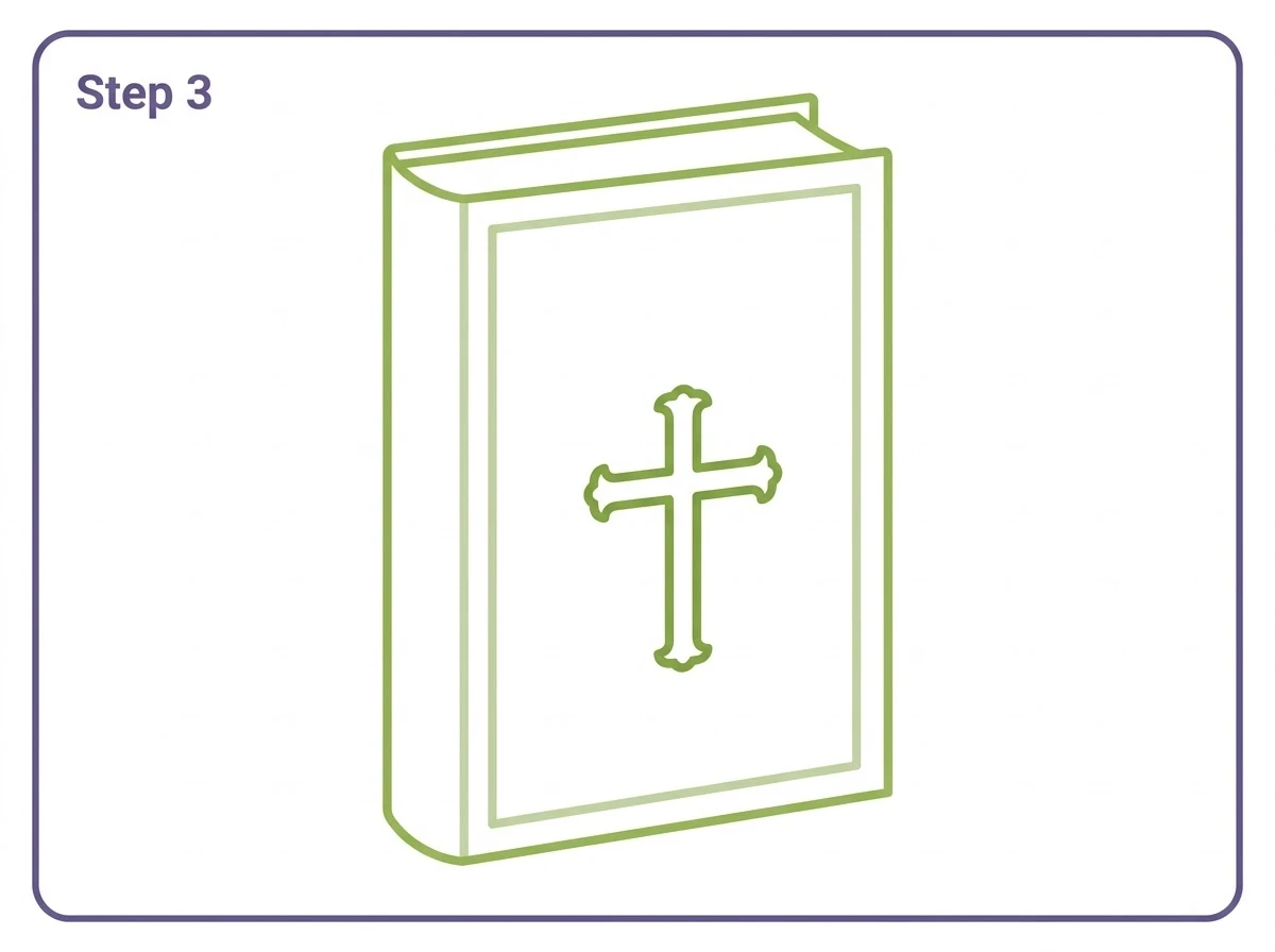 how to draw a bible step 3 cross