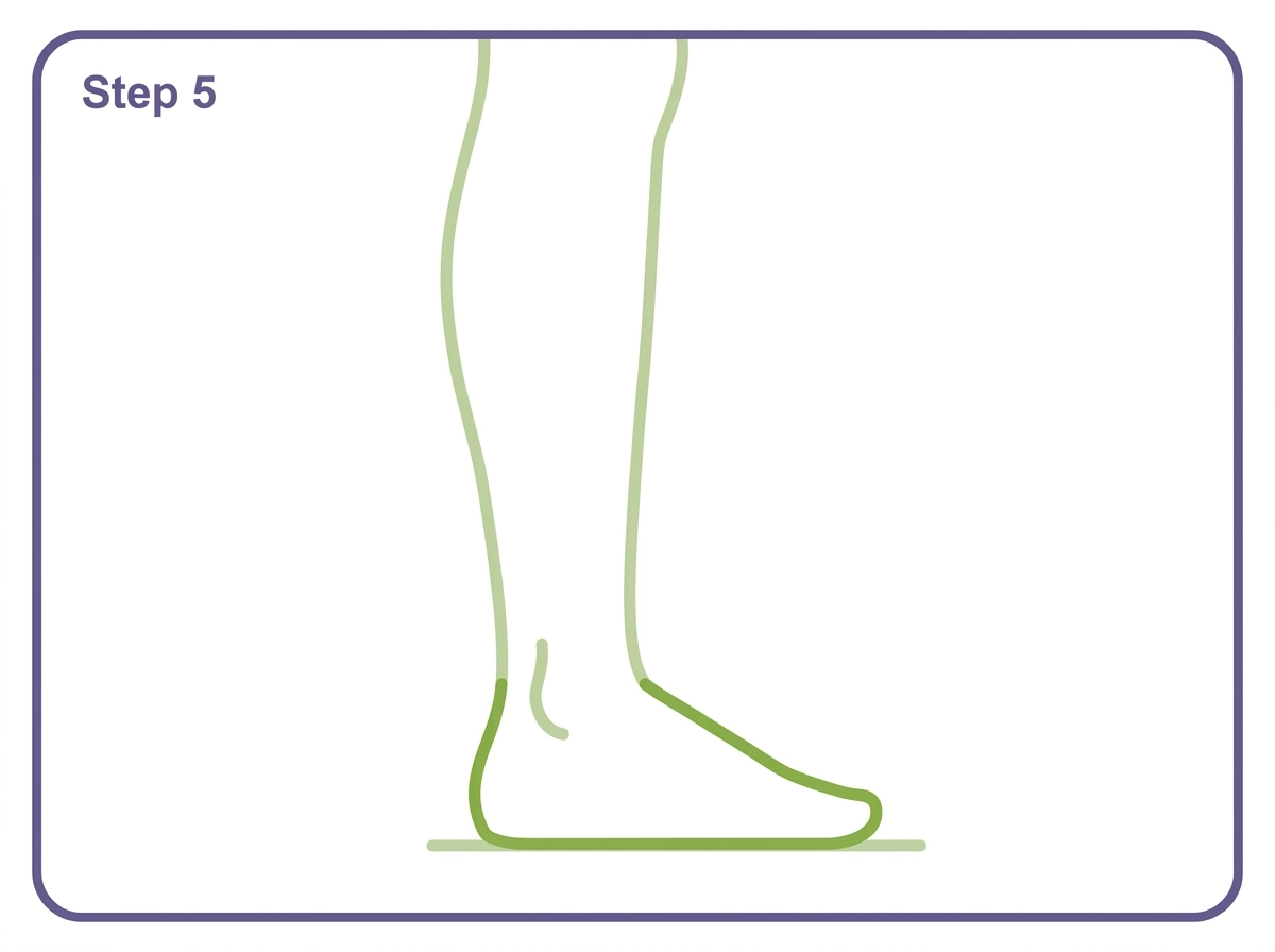 how to draw a leg step 5 foot