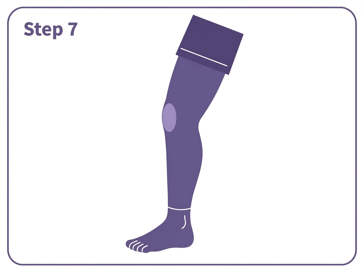 how to draw a leg step 7 colored final