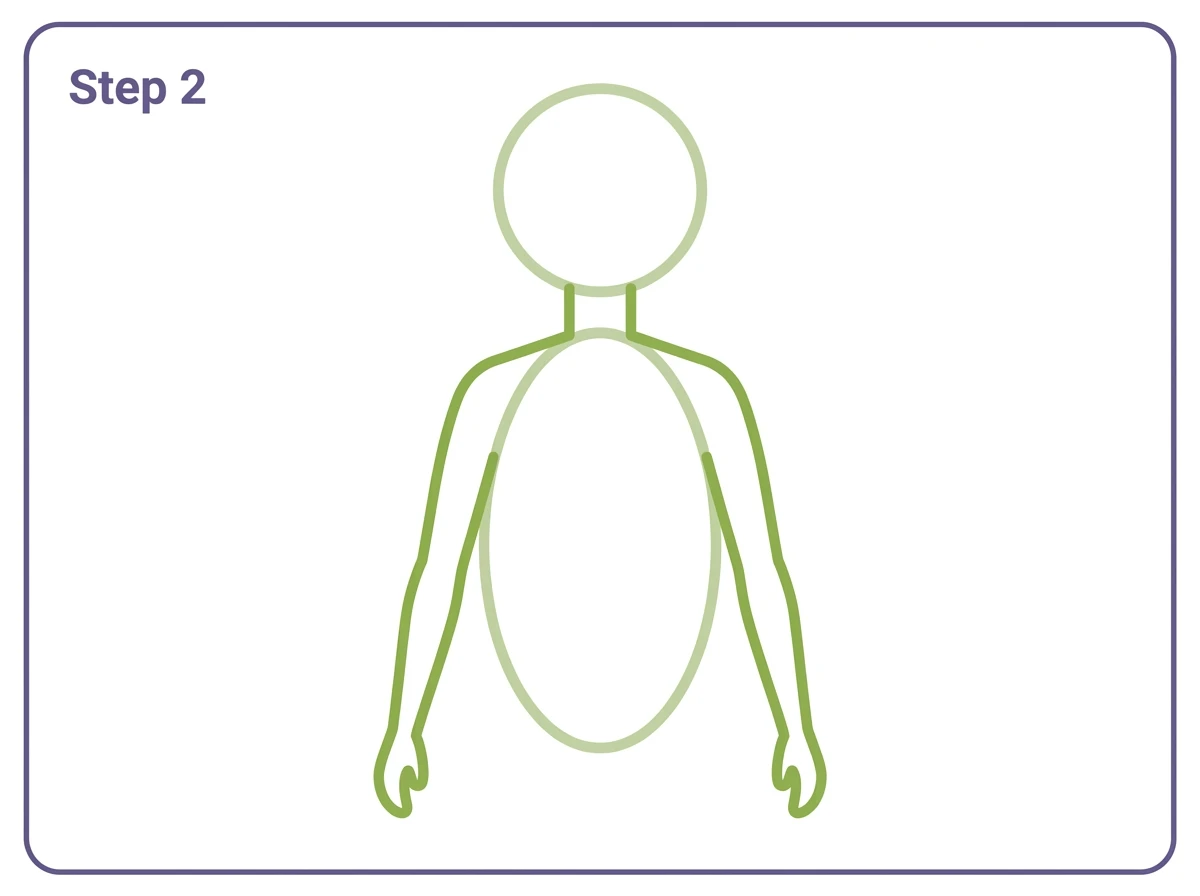 how to draw girls step 2 neck shoulders arms