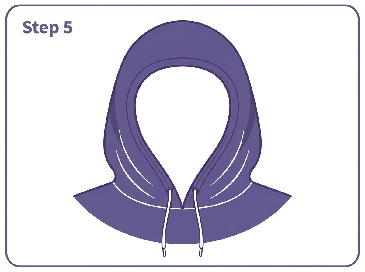 how to draw hoods step 5 colored final